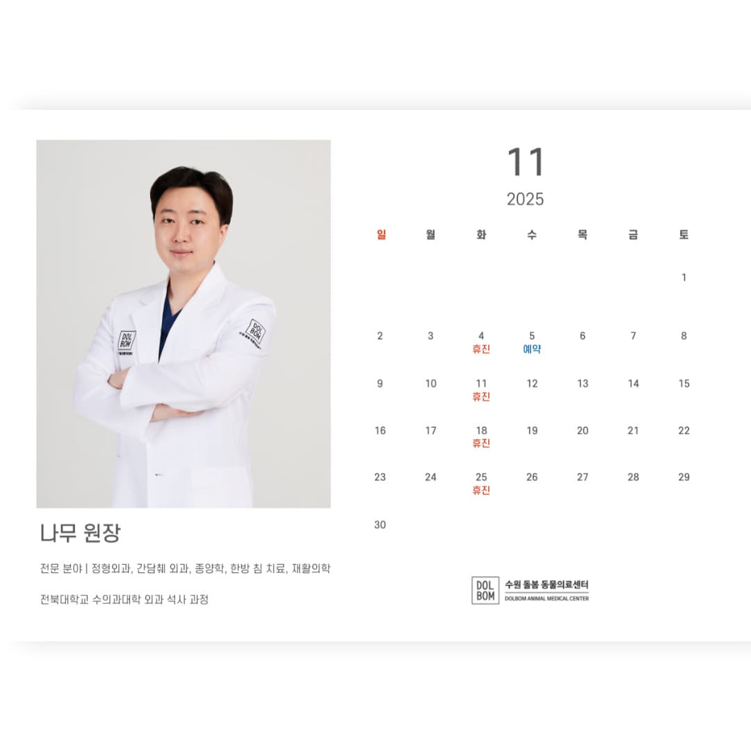 11월 진료일정 관련 이미지 1